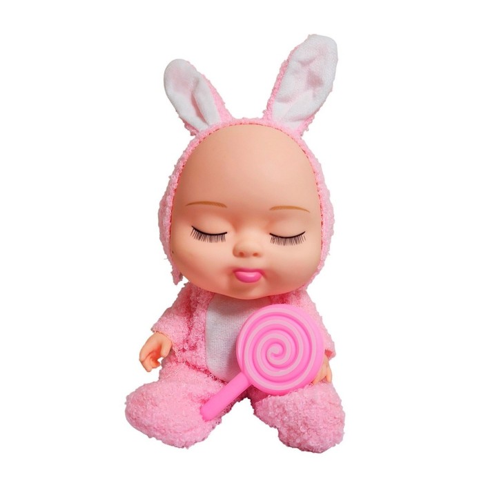 Muñeco Bebe Bebote Dormilon Tierno + Paleta Juguete Niñas