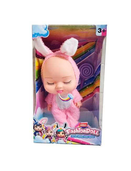 Muñeco Bebe Bebote Dormilon Tierno + Paleta Juguete Niñas