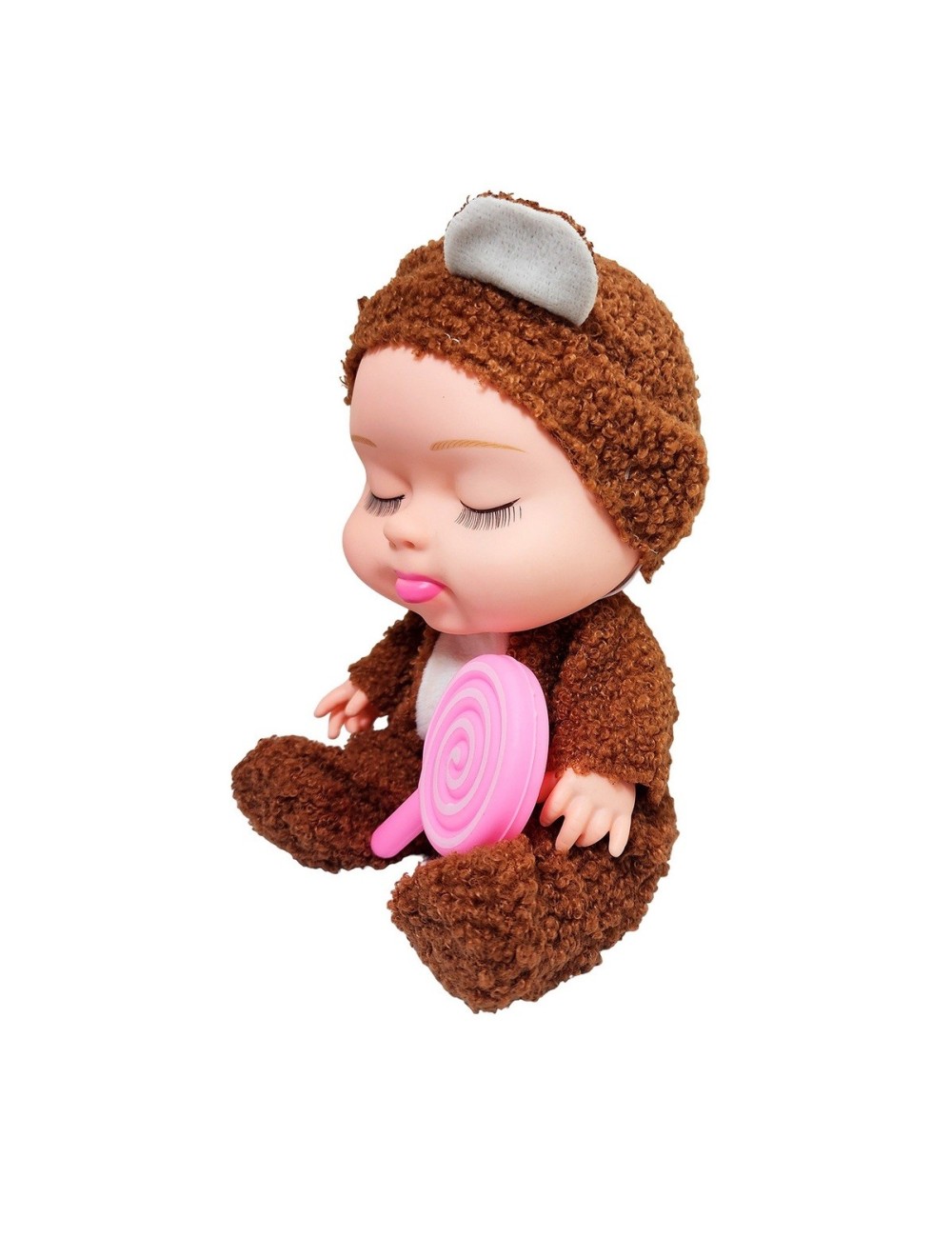 Muñeco Bebe Bebote Dormilon Tierno + Paleta Juguete Niñas