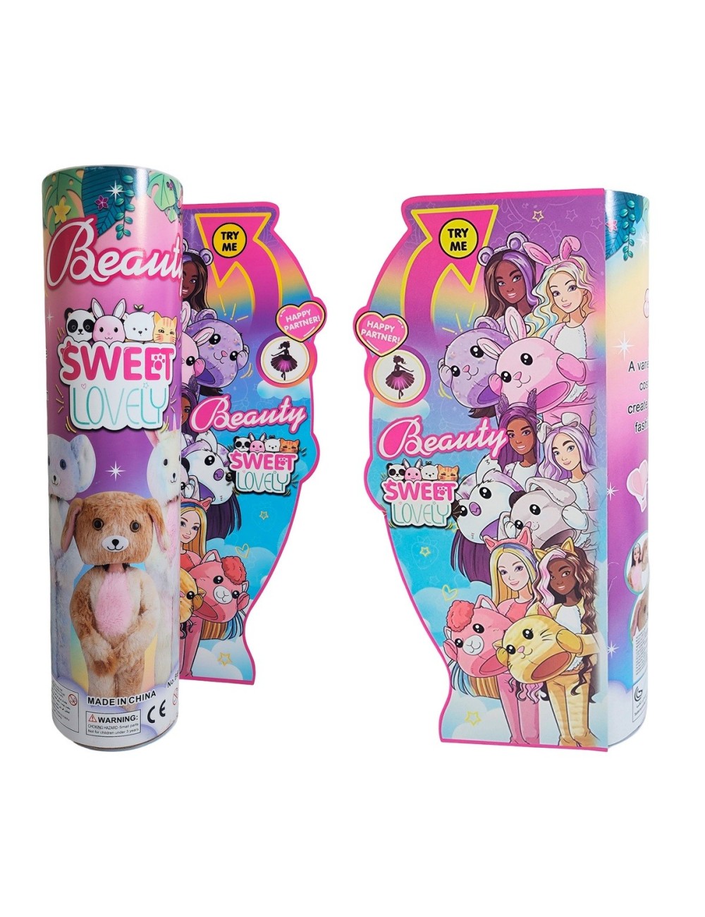 Muñeca Con Vestido Sorpresa Juguete Niñas Interactivo