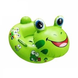 Flotador Inflable Bote Lancha Figura Rana Unisex Verde