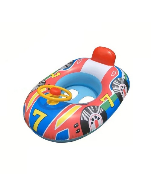 Flotador Inflable Niño Tipo Auto Con Volante Piscina