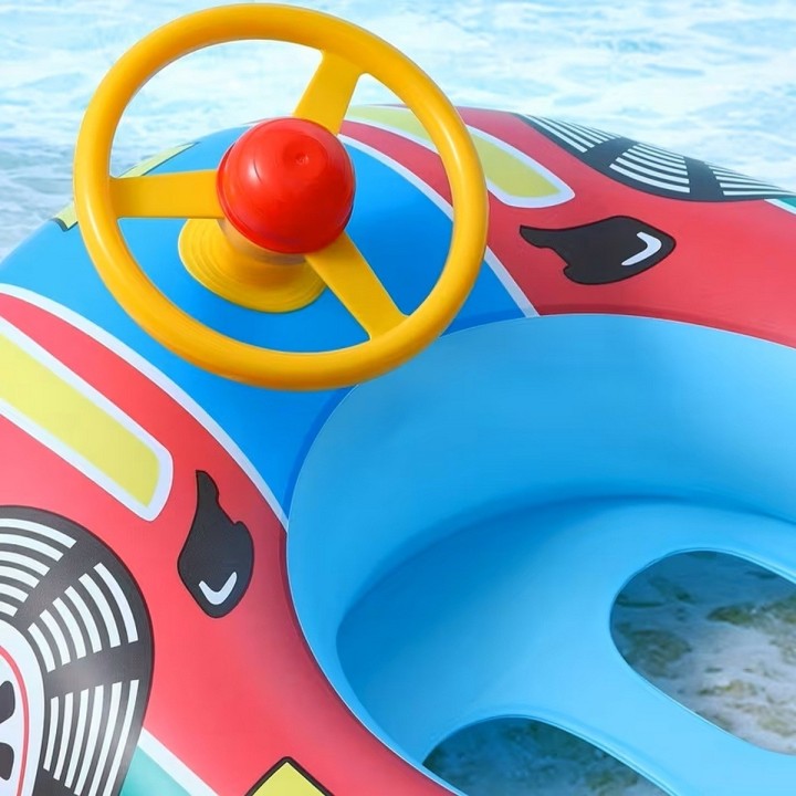 Flotador Inflable Niño Tipo Auto Con Volante Piscina