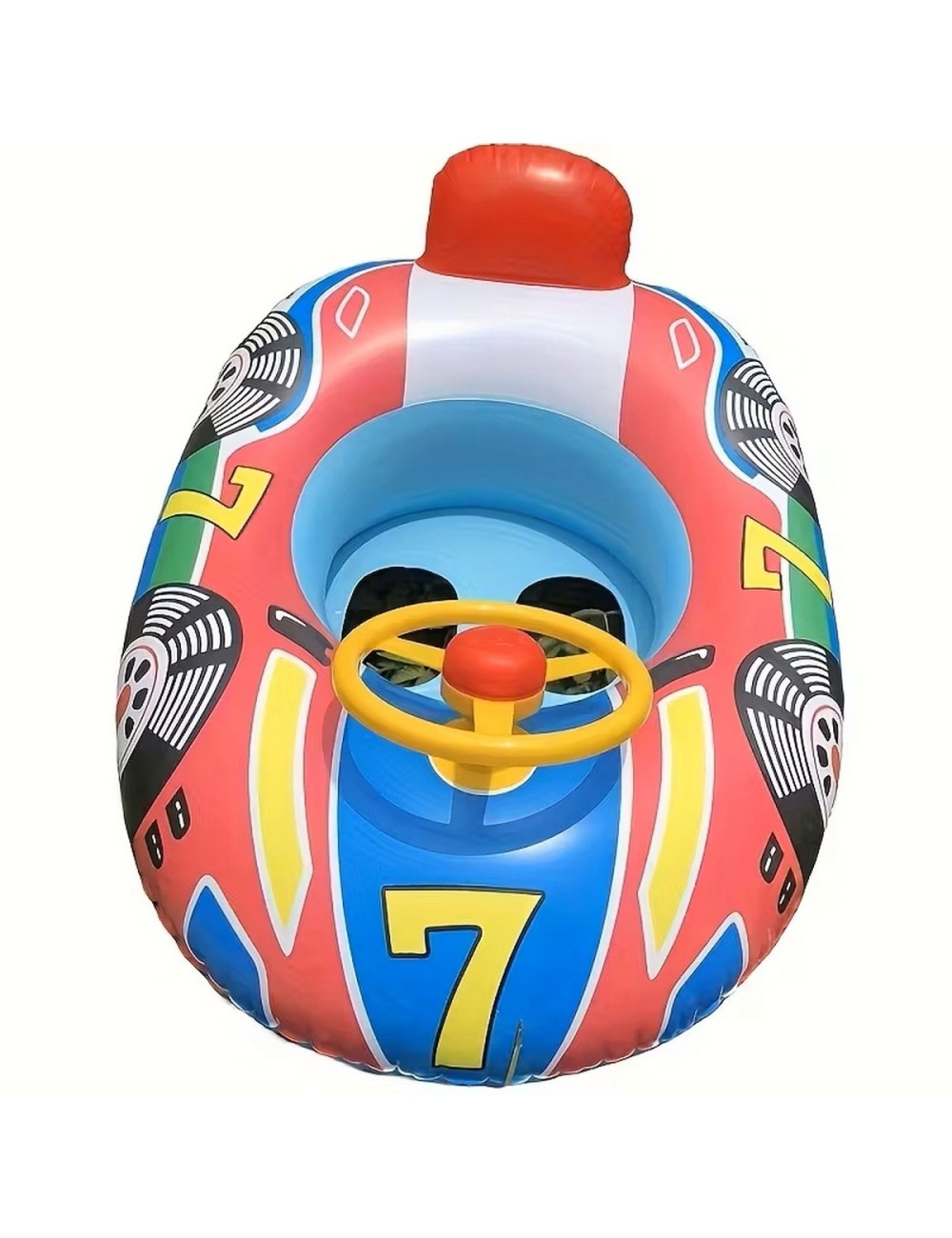 Flotador Inflable Niño Tipo Auto Con Volante Piscina