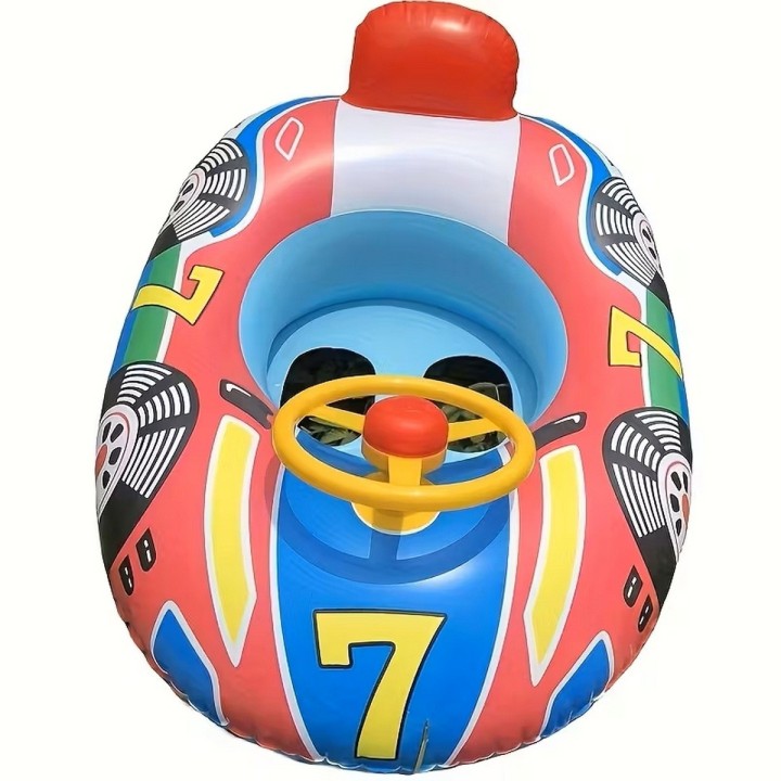 Flotador Inflable Niño Tipo Auto Con Volante Piscina