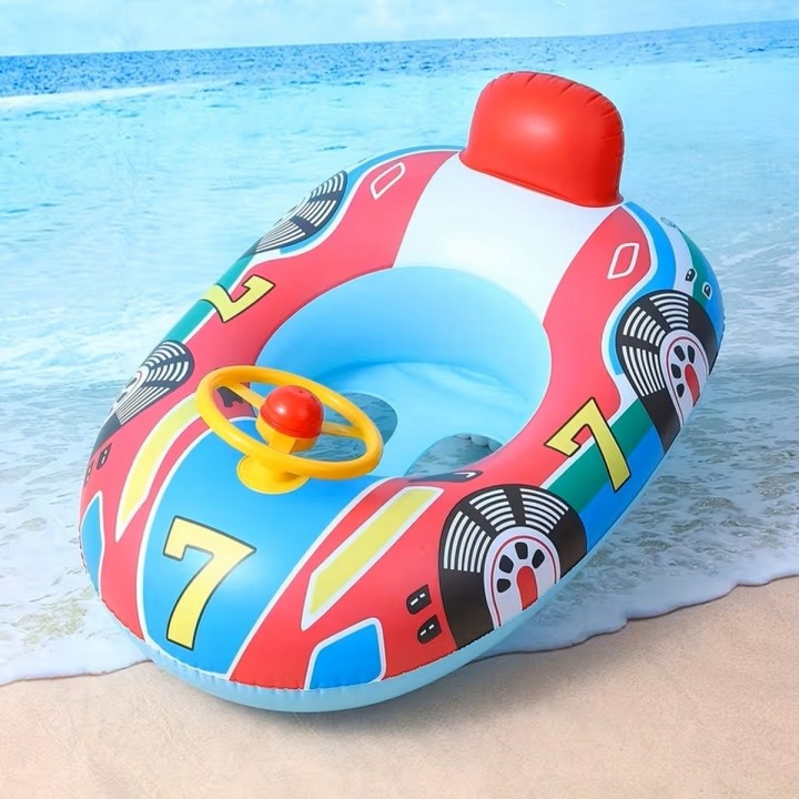 Flotador Inflable Niño Tipo Auto Con Volante Piscina