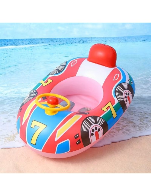 Flotador Inflable Niño Tipo Auto Con Volante Piscina