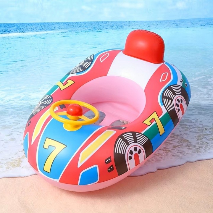 Flotador Inflable Niño Tipo Auto Con Volante Piscina