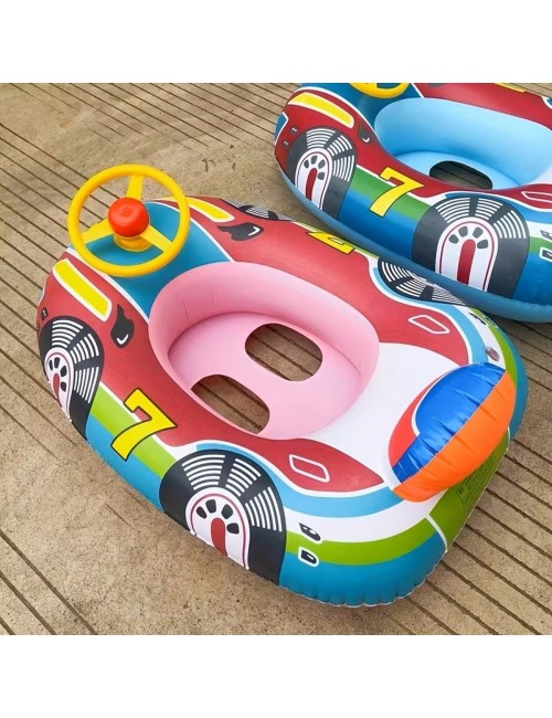 Flotador Inflable Niño Tipo Auto Con Volante Piscina