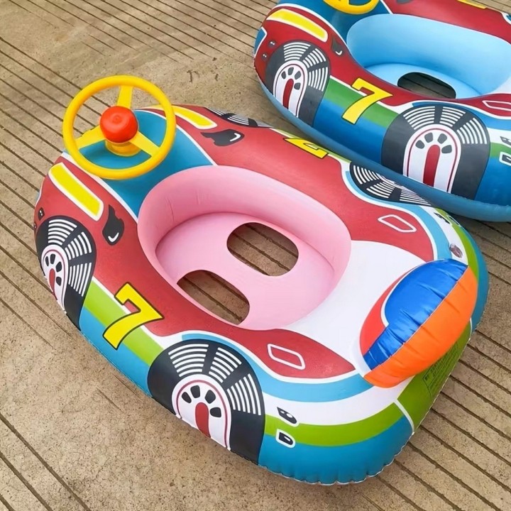 Flotador Inflable Niño Tipo Auto Con Volante Piscina