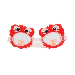 Gafas De Natacion Infantil Niños Unisex Figura Cangrejo Rojo Rojo
