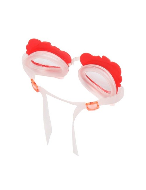 Gafas De Natacion Infantil Niños Unisex Figura Cangrejo Rojo Rojo