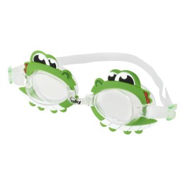 Gafas De Natacion Infantil Niños Unisex Figura Cocodrilo Verde