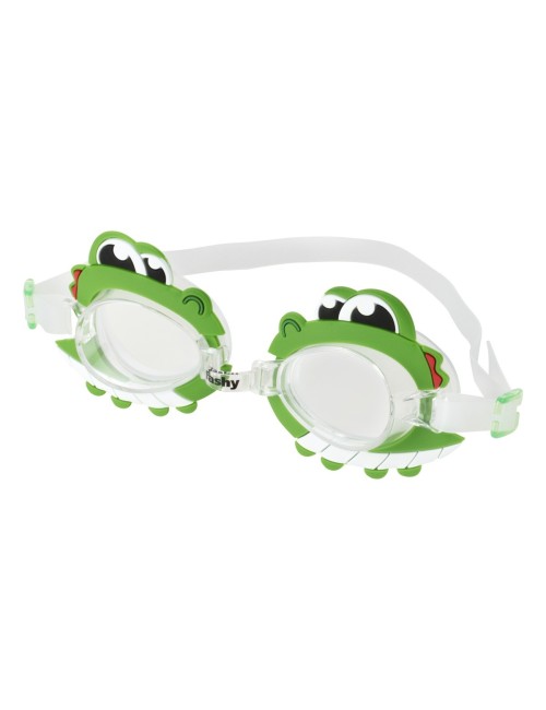 Gafas De Natacion Infantil Niños Unisex Figura Cocodrilo Verde