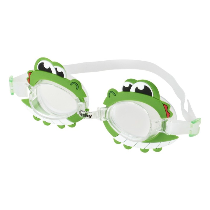 Gafas De Natacion Infantil Niños Unisex Figura Cocodrilo Verde