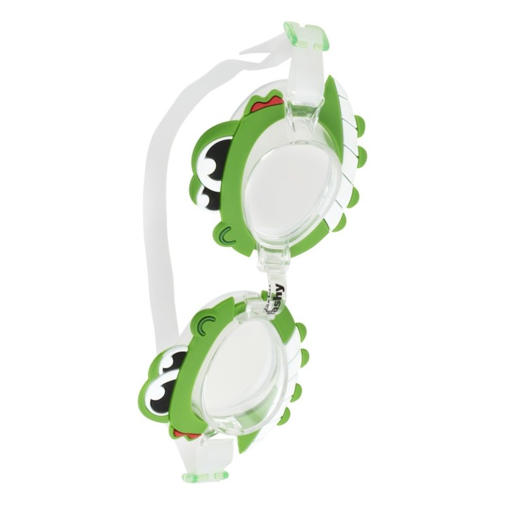 Gafas De Natacion Infantil Niños Unisex Figura Cocodrilo Verde
