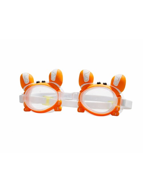 Gafas De Natacion Infantil Para Niños Unisex Figura Cangrejo Naranja
