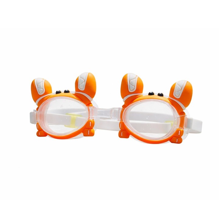 Gafas De Natacion Infantil Para Niños Unisex Figura Cangrejo Naranja