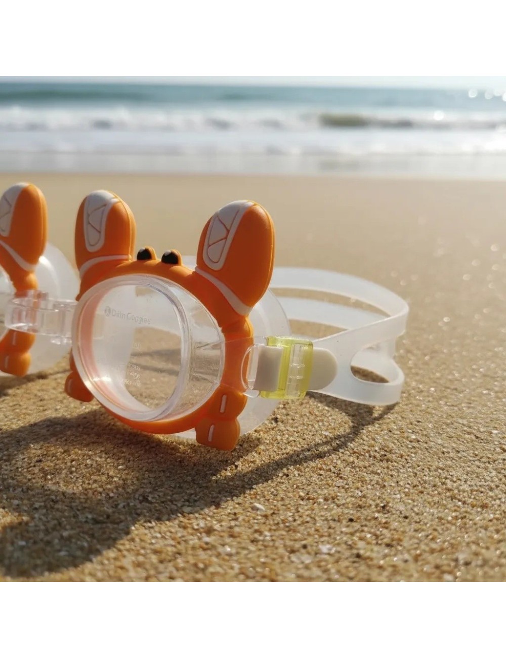 Gafas De Natacion Infantil Para Niños Unisex Figura Cangrejo Naranja