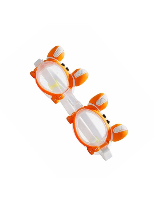 Gafas De Natacion Infantil Para Niños Unisex Figura Cangrejo Naranja