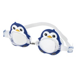 Gafas De Natacion Infantil Para Niños Unisex Figura Pinguino Azul