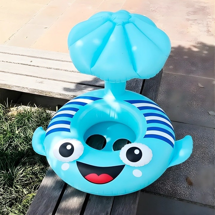 Flotador Pez Nemo Bebé Asiento Sombrilla Parasol Antivuelco