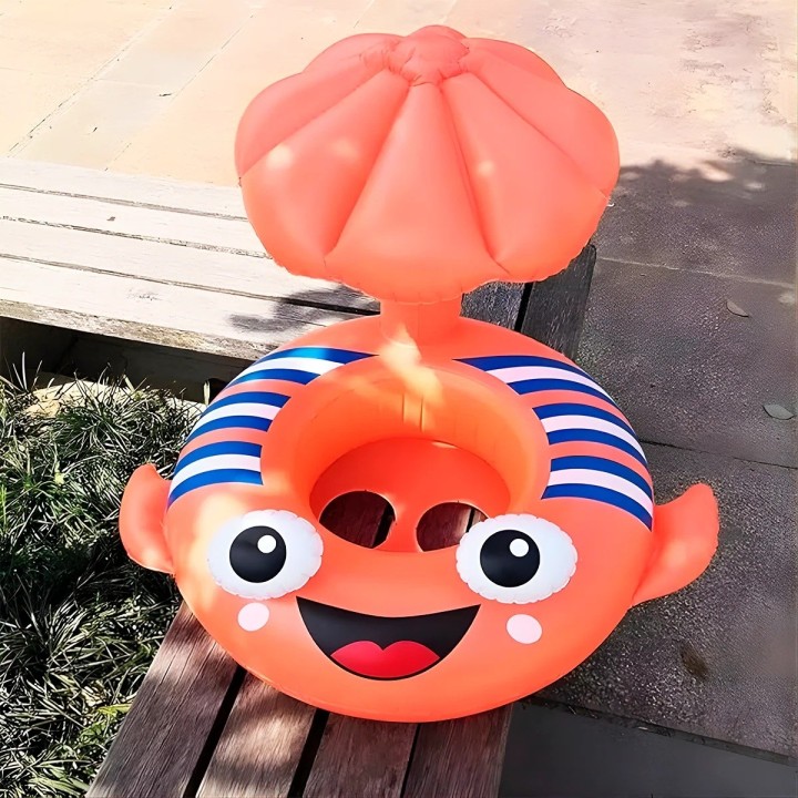 Flotador Pez Nemo Bebé Asiento Sombrilla Parasol Antivuelco
