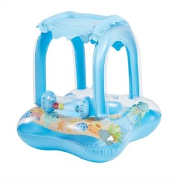 Flotador Infantil Con Techo Protector Solar Para Piscina