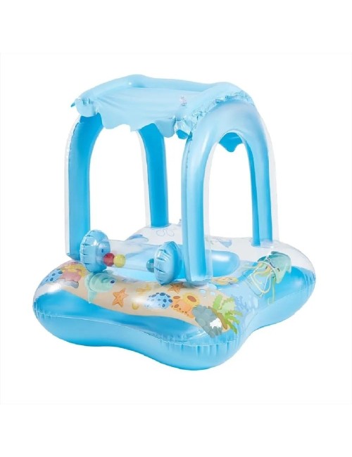 Flotador Infantil Con Techo Protector Solar Para Piscina