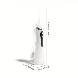 Irrigador Dental Portátil Recargable Ipx7 + 4 Boquillas Usb 3.7