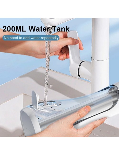 Irrigador Dental Portátil Recargable Ipx7 + 4 Boquillas Usb 3.7