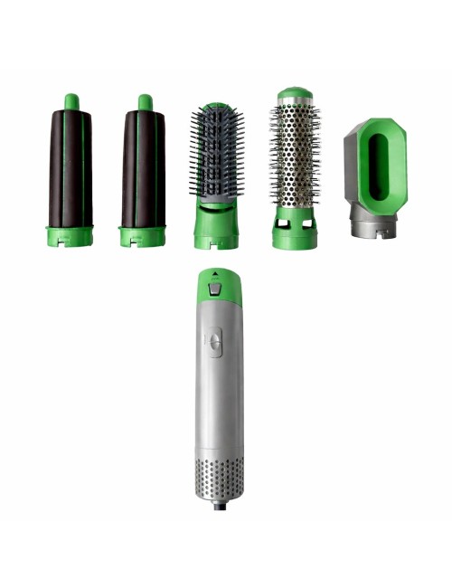 Cepillo Secador De Pelo 5 En 1 Moldeador Avocado Aguacate Verde 110v/220v