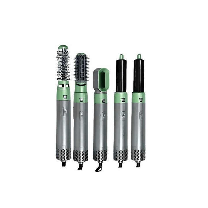 Cepillo Secador De Pelo 5 En 1 Moldeador Avocado Aguacate Verde 110v/220v