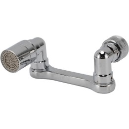 Extensor Aireador Grifo Giratorio Cromado Para Cocina Y Baño Plateado