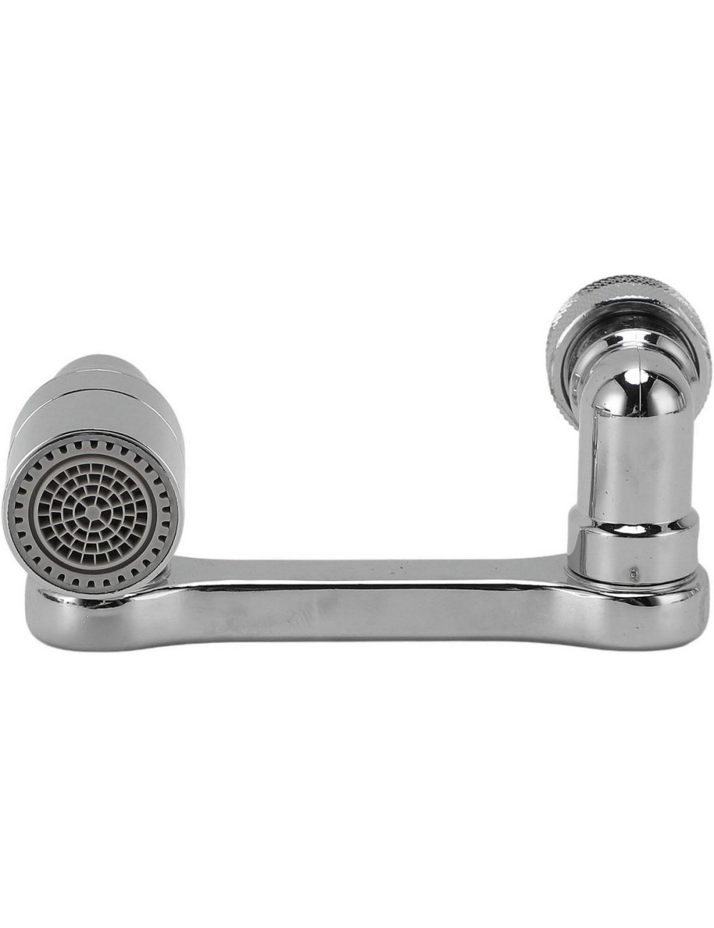 Extensor Aireador Grifo Giratorio Cromado Para Cocina Y Baño Plateado