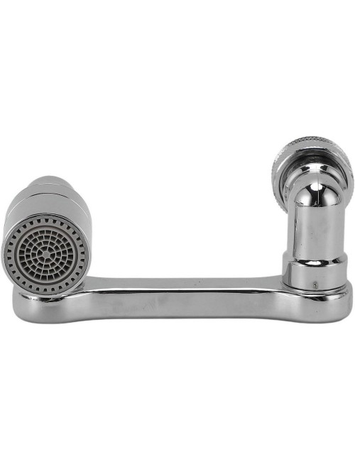 Extensor Aireador Grifo Giratorio Cromado Para Cocina Y Baño Plateado