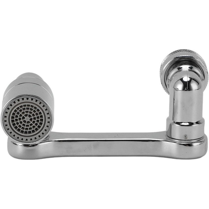 Extensor Aireador Grifo Giratorio Cromado Para Cocina Y Baño Plateado