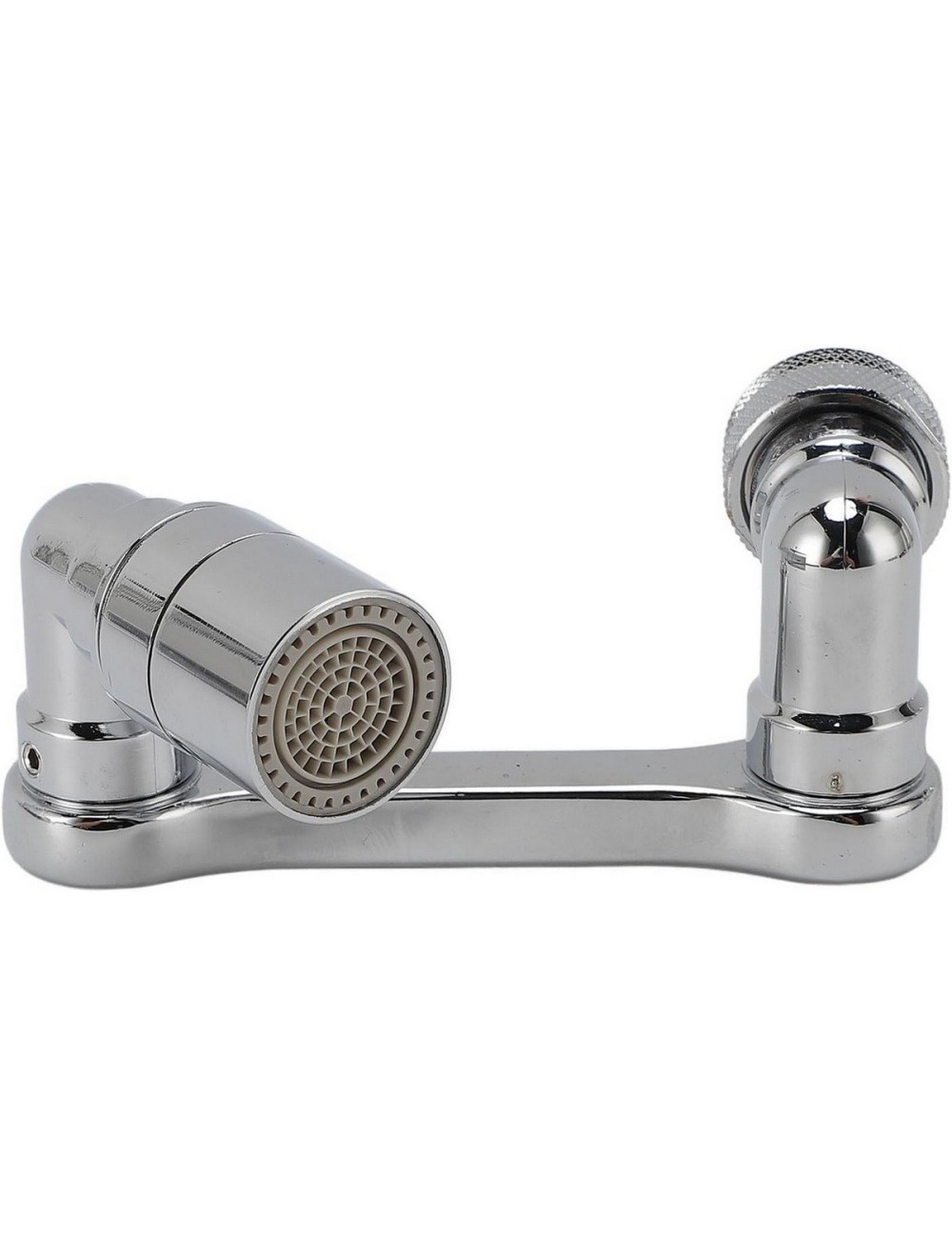 Extensor Aireador Grifo Giratorio Cromado Para Cocina Y Baño Plateado