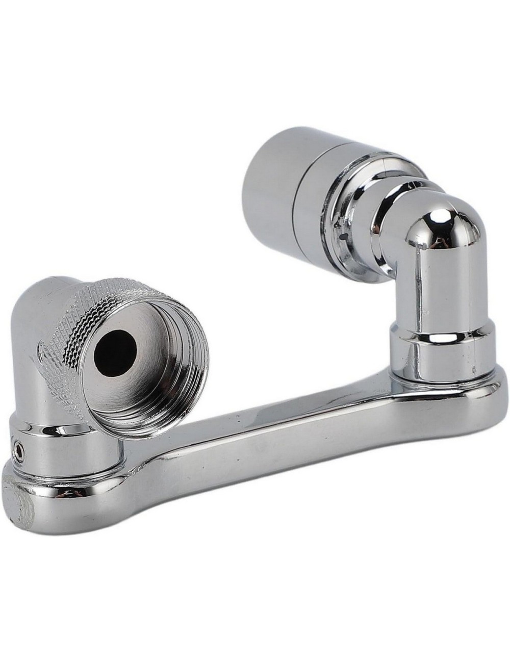 Extensor Aireador Grifo Giratorio Cromado Para Cocina Y Baño Plateado