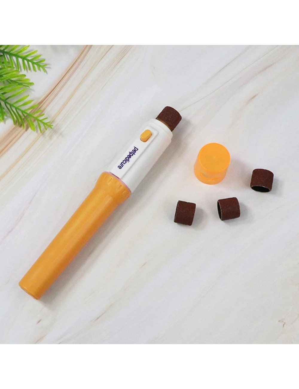 Limador Eléctrico De Uñas Para Mascotas Portátil Naranja Claro Mixto
