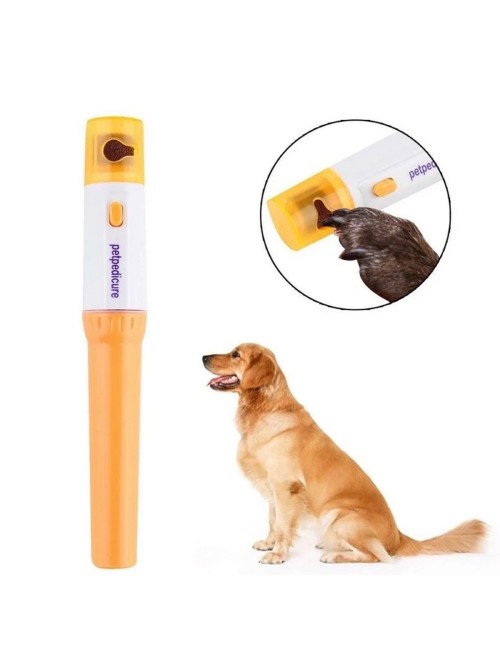 Limador Eléctrico De Uñas Para Mascotas Portátil Naranja Claro Mixto