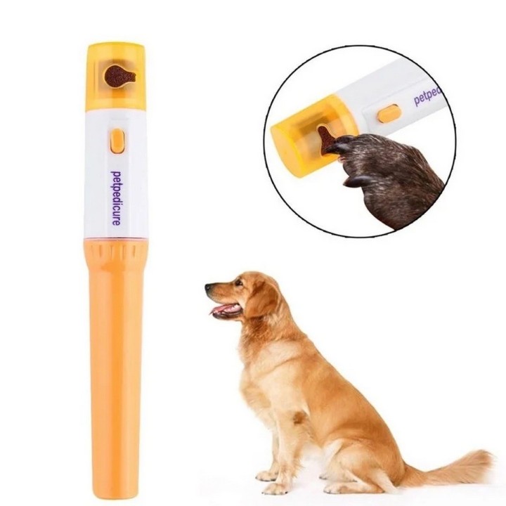 Limador Eléctrico De Uñas Para Mascotas Portátil Naranja Claro Mixto