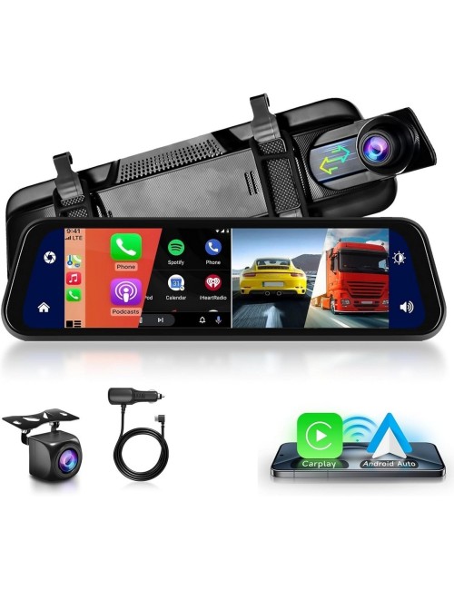 Pantalla 9.66 Pulgadas Carplay Y Android Auto Dvr Hd