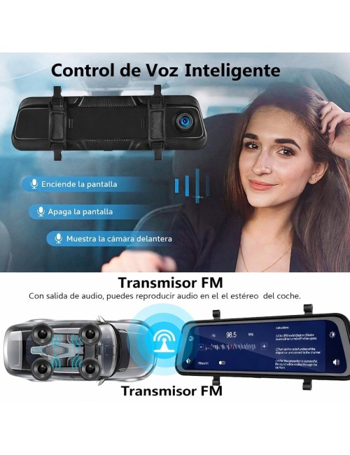 Pantalla 9.66 Pulgadas Carplay Y Android Auto Dvr Hd