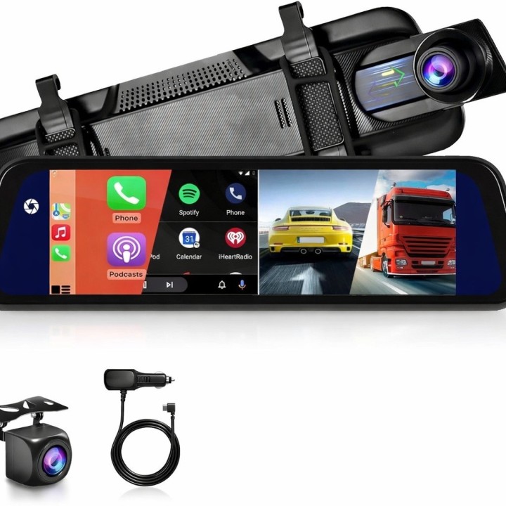 Pantalla 9.66 Pulgadas Carplay Y Android Auto Dvr Hd