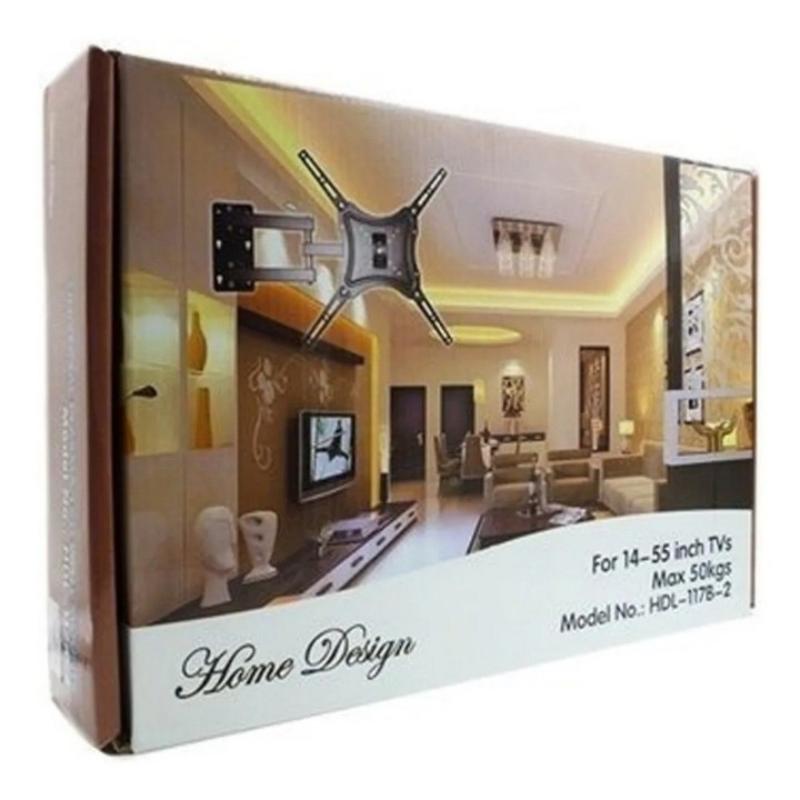Soporte Base Tv 14 - 55 Pulgadas Brazo Giratorio Hasta 50 Kg