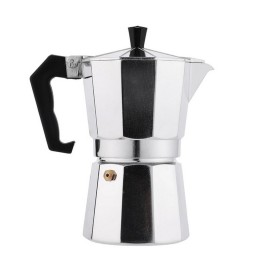 Cafetera Moka Manual Premium 9 Tazas 450 Ml Plateado 0