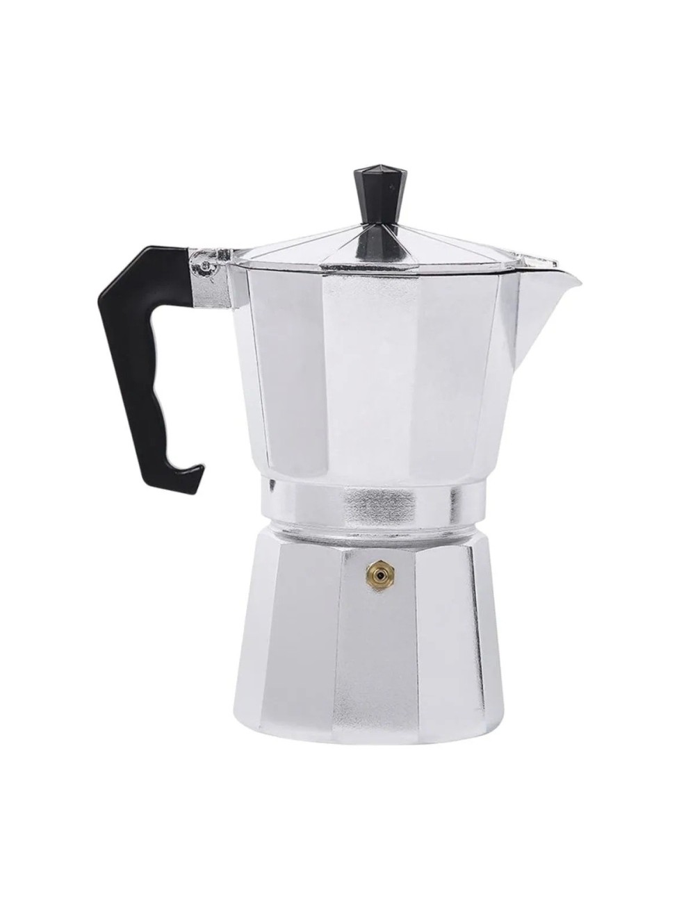 Cafetera Moka Manual Premium 9 Tazas 450 Ml Plateado 0