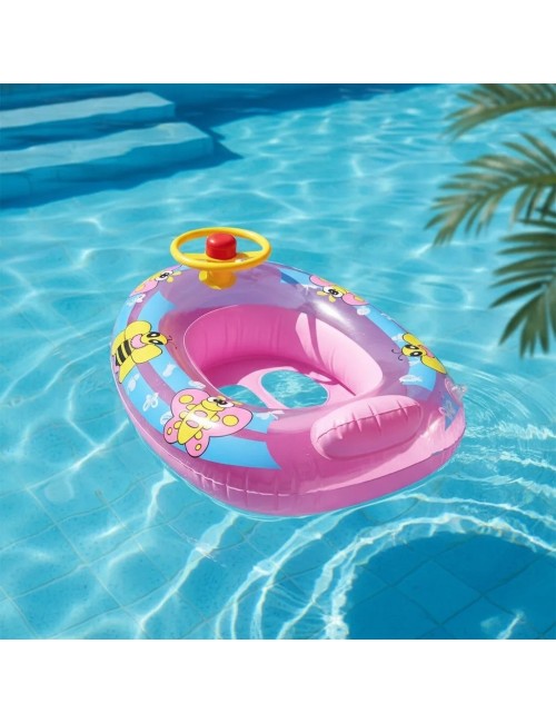 Flotador Inflable Mariposas Bebé Volante Asiento Piscina