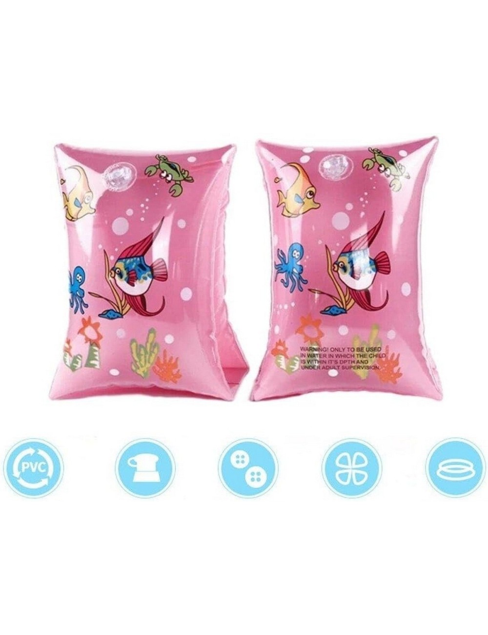 Flotador Brazos Piscina Aro Figuras Peces Unisex